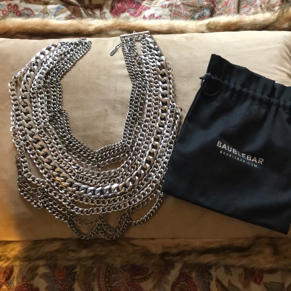 BaubleBar Jewelry - BaubleBar Chainmaile Bib Necklace